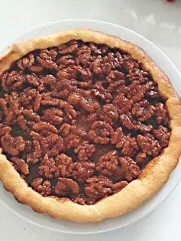 tarte aux noix caramélisées