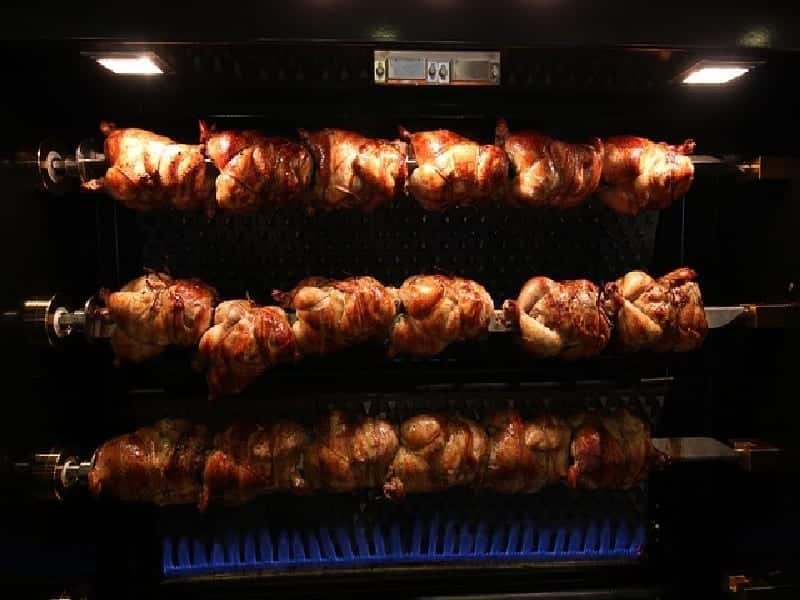 Grillage - Poulet rôti - nettoyer une rôtissoire