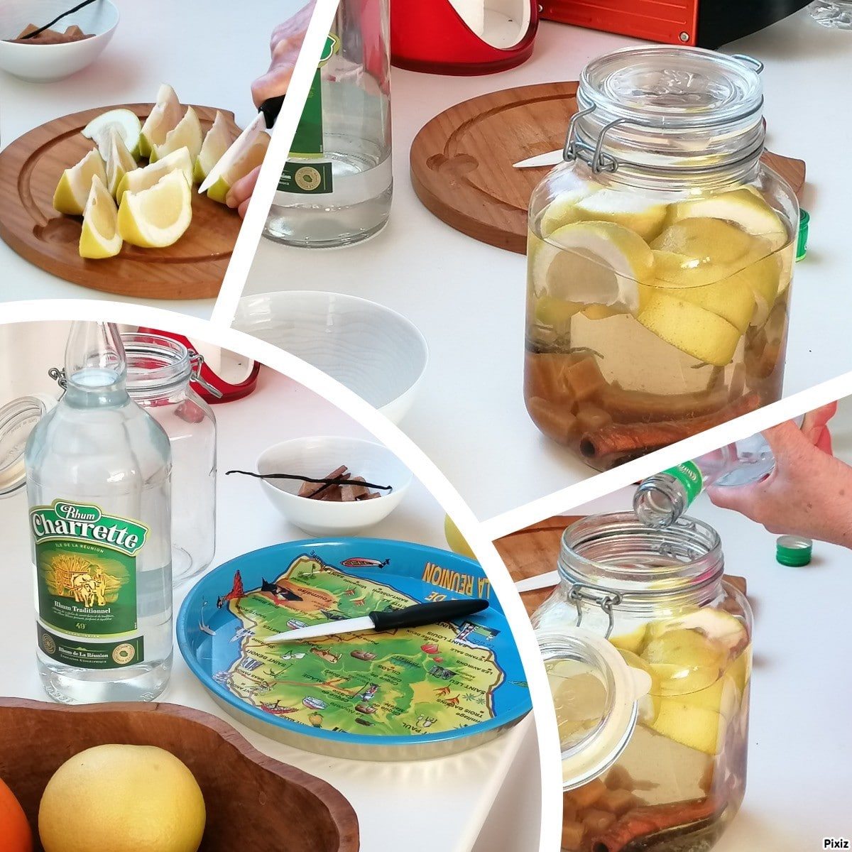 rhum arrangé pamplemousse